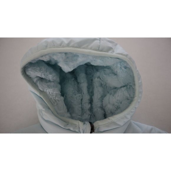 The North Face Sz 12-18 Months Ice Blue Mossbud Swirl Reversible Jacket $100 - Picture 6 of 16